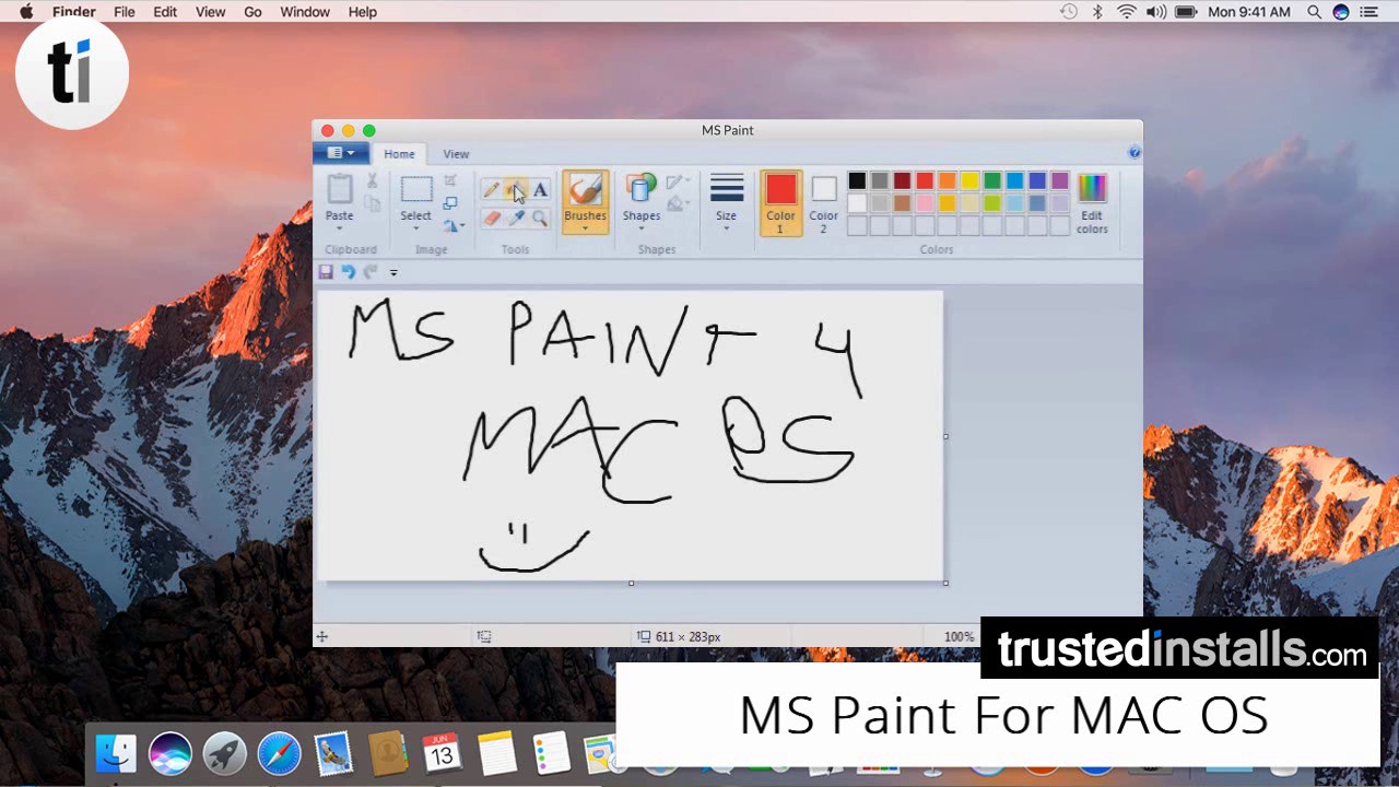 something like ms paint for mac